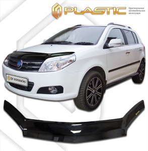 Дефлектор капота Geely MK Cross 2011- | черный