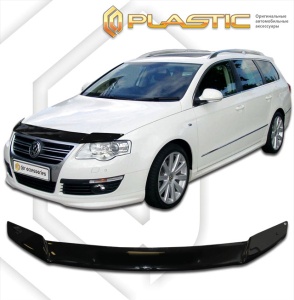 Дефлектор капота Volkswagen Passat B6 универсал 2005-2010 | черный