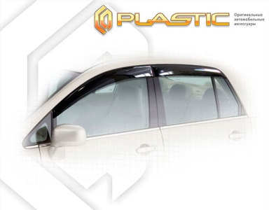 Дефлекторы ветровики Nissan Tiida Latio 2004-2012 (седан SJC11, SC11, S)