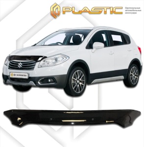 Дефлектор капота Suzuki SX4 2 2013-2015 | черный