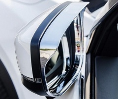 Хром окантовка на зеркала с козырьком для Mazda CX-5 2017+