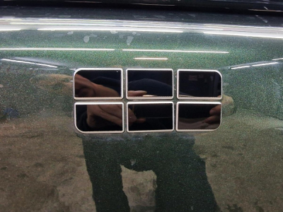 Накладки на передний логотип для Geely EX5 EM-i | декор