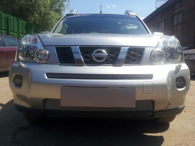 Защита радиатора для Nissan X-Trail T31 (2007-2010) дорестайл | Стандарт