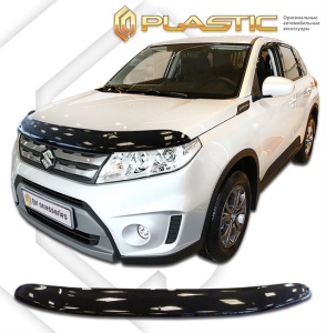 Дефлектор капота Suzuki Vitara 2015-2019 (LY) | черный