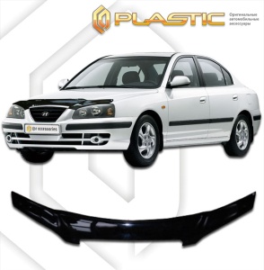Дефлектор капота Hyundai Elantra 3 XD 2008 (Тагаз) | черный