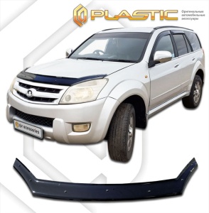 Дефлектор капота Great Wall Hover 2006-2010 | черный