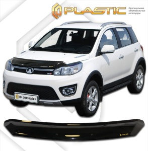Дефлектор капота Great Wall Hover M4 2013-2016 | черный