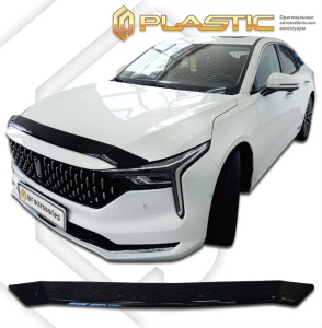 Дефлектор капота FAW Bestune B70 2023- | черный