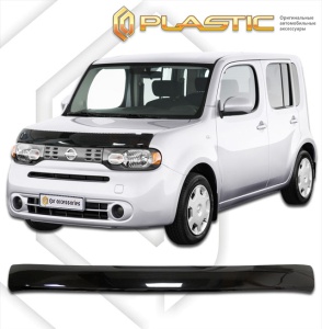 Дефлектор капота Nissan Cube 2009-2012 (Z12) | черный