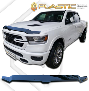Дефлектор капота Ram 1500 Crew Cab, Short Box 2023- | exclusive, черный