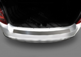 Накладка на задний бампер для Lada Granta универсал 2018+ | нержавейка, Rival