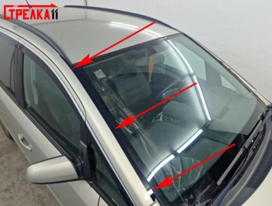 Премиум водостоки дефлекторы лобового стекла Опель Зафира Б 2005-2012