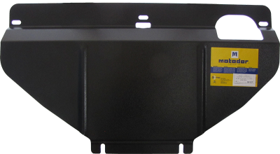 Защита картера Audi A6 1997-2001 | двигатель + КПП, 2 мм, сталь | MOTODOR | 00127