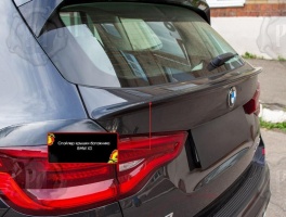 Спойлер на крышку багажника BMW X3 G01 2017+ | глянец (под покраску)