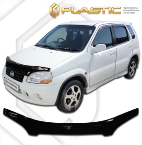 Дефлектор капота Suzuki Swift 1 2000-2004 | черный