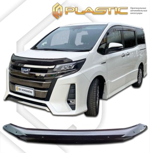 Дефлектор капота Toyota Noah 3 2017-2021 (ZWR80G, ZWR80W, ZRR80G, ZRR80W, ZRR85G, ZRR85W) | черный