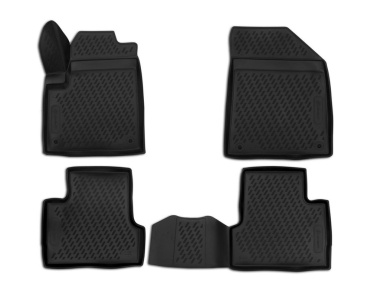 Коврики 3D в салон Jeep Cherokee 5 KL 2014+ (полиуретан)
