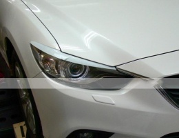 Реснички на фары для Mazda 6 (GJ) 2013+ / 2015+ без LED оптики
