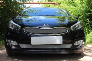 Защита радиатора для Kia Pro Ceed (2012-2015) дорестайл | Стандарт