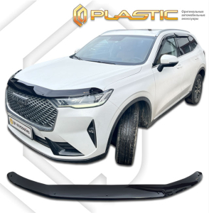 Дефлектор капота Haval H6 2021- | exclusive, черный