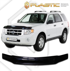 Дефлектор капота Ford Escape 2008-2012 (Американская версия) | черный