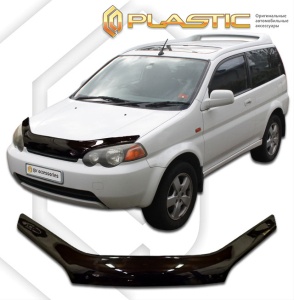 Дефлектор капота Honda HR-V 1 1998-2003 (GH1-GH4) | черный