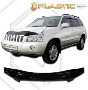 Дефлектор капота Toyota Highlander 1 1998-2007 (U20-U28) | черный