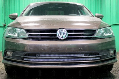 Защита радиатора для Volkswagen Jetta 6 (2014+) рестайл | Стандарт