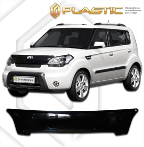 Дефлектор капота Kia Soul 1 2008-2011 | черный