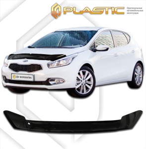Дефлектор капота Kia Ceed 2 2015-2018 | черный