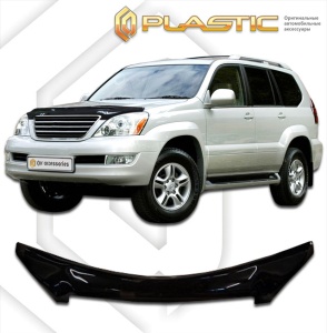 Дефлектор капота Lexus GX 470 2003-2010 | exclusive, черный