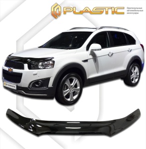 Дефлектор капота Chevrolet Captiva 2012- | exclusive, черный