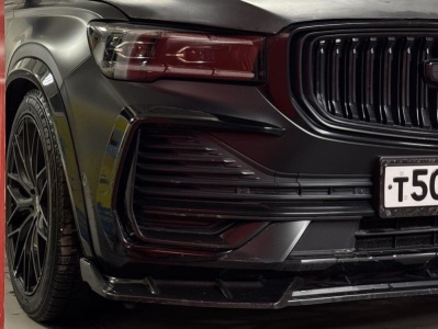 Клыки накладки на передний бампер для Geely Monjaro 2023+ | Character Клыки накладки на передний бампер для Geely Monjaro 2023+ | Character