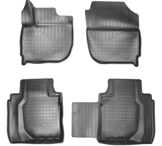 Коврики Honda HR-V 2 2014-2022 | полиуретановые, черные, Norplast