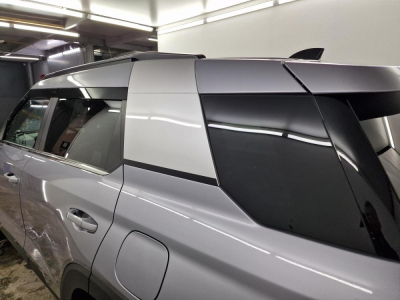 Накладки на задние стойки для KGM Torres | 2 штуки, декор