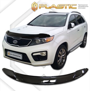 Дефлектор капота Kia Sorento 2 2009-2012 (XM) | черный