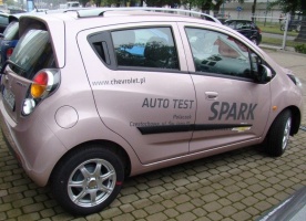 Комплект боковых молдингов для Chevrolet Spark 2009+