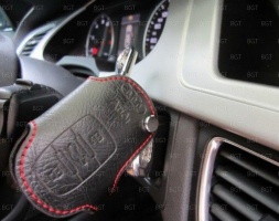 Брелок «кожаный чехол» для ключа Audi: A1, A4, A5, A6, A7, A8, Q3, Q5, Q7, TT, R8