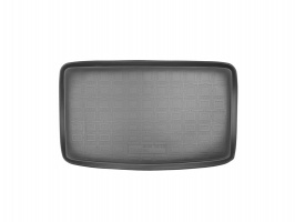 Коврик в багажник Volkswagen Sharan 2010+ (сложенный 3 ряд) | черный, Norplast