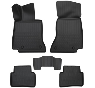Коврики Mercedes C-class (W206) 2021+ | полиуретановые, черные, Norplast