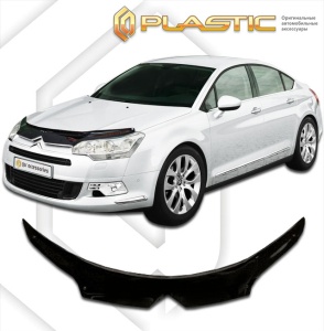 Дефлектор капота Citroen C5 2008- | exclusive, черный
