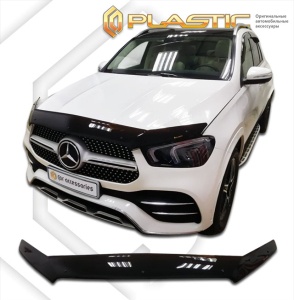 Дефлектор капота Mercedes GLE 2018- (W167) | exclusive, черный