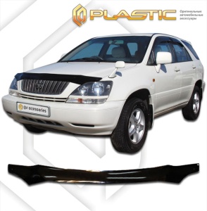 Дефлектор капота Toyota Harrier 1 1997-2002 (U10W, U15W) | черный
