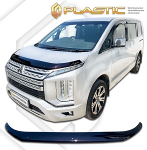 Дефлектор капота Mitsubishi Delica D:5 2018- (3DA-CV1W) | черный