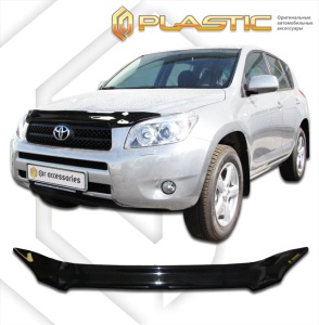 Дефлектор капота Toyota Rav4 30 2006-2008 (ASA30, ASA31, ASA31W, ASA36W) | черный