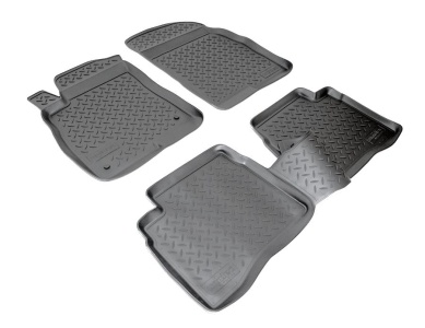 Коврики Хендай Соната 2001-2011 | полиуретановые, черные, Norplast