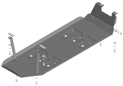 Защита картера Jac T9 2024- | топливный бак, 2 мм, сталь | MOTODOR | 78319 Защита картера Jac T9 2024- | топливный бак, 2 мм, сталь | MOTODOR | 78319