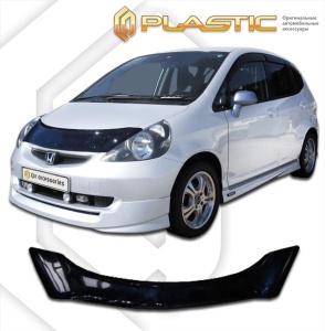 Дефлектор капота Honda Jazz 1 2001-2007 | черный