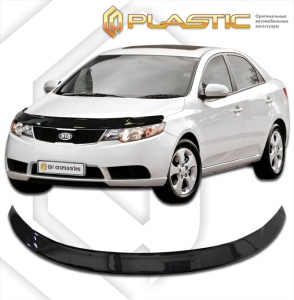 Дефлектор капота Kia Cerato Coup 1 2008-2013 | черный