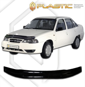 Дефлектор капота Daewoo Nexia 2008- | черный